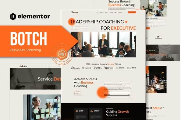Botch - Business Coaching Elementor Template Kit