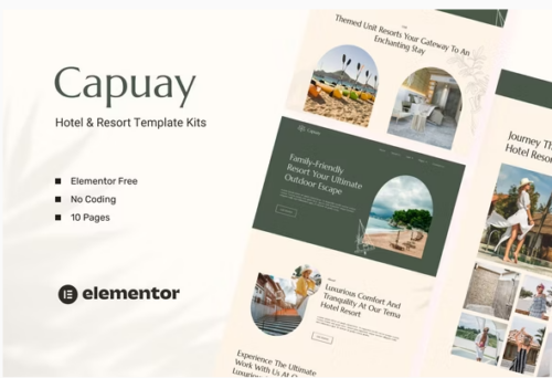 Capuay - Hotel & Resort Elementor Template Kit