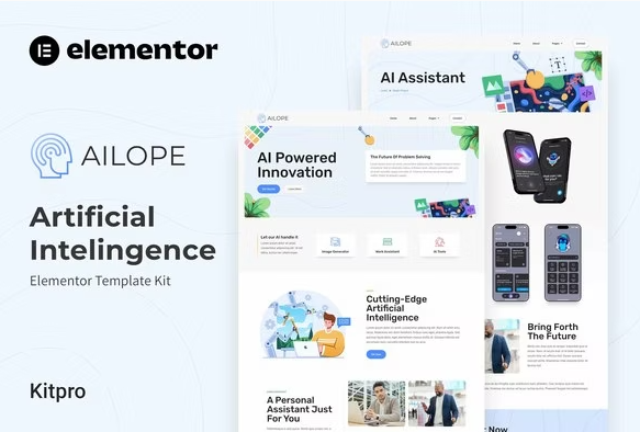 Ailope - Artificial Intelligence Elementor Template Kit