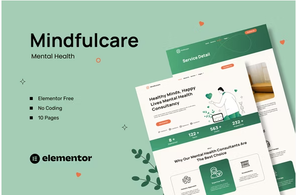 Mindfulcare - Mental Health Consultant Template Kits