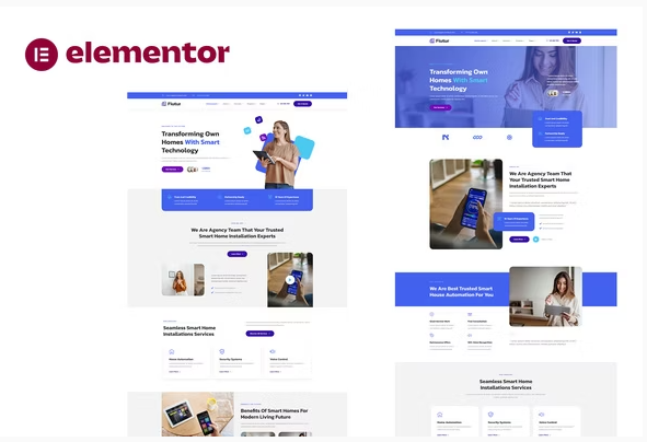 Fiutur - Smarthome Automation Services Elementor Template Kit