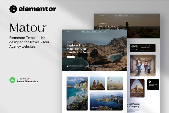 Matour – Tour & Travel Agency Elementor Template Kit