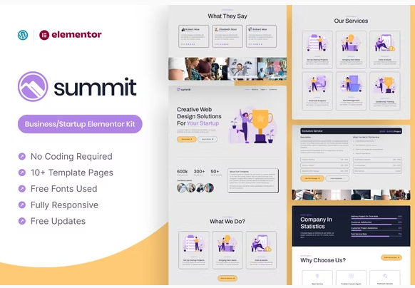 Summit - Business and Startup Template Kit