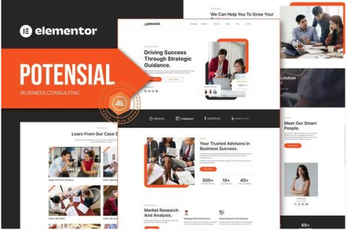 Potensial - Business Consulting Elementor Template Kit