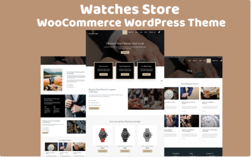 Watches Store WooCommerce Elementor WordPress Theme