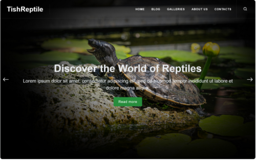 TishReptile - Reptile WordPress Theme