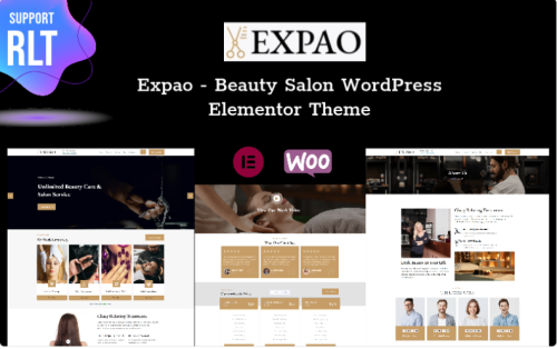Expao - Beauty Salon Spa WordPress Elementor Theme WordPress Theme