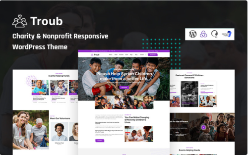 Troub - Charity & Nonprofit WordPress Theme