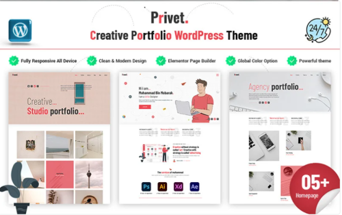 Privet - Personal Responsive WordPress Theme