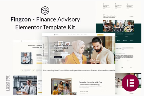 Fingcon - Finance Advisory Elementor Template Kit