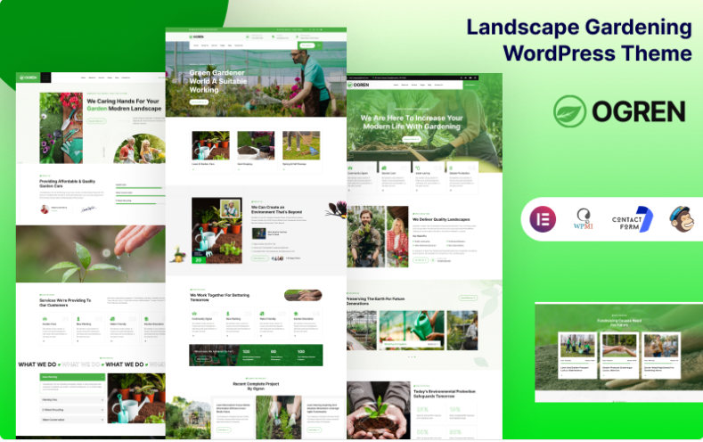 Ogren - Landscape Gardening WordPress Theme