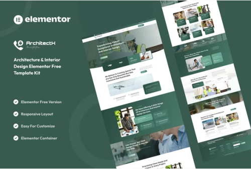 Architectx - Architecture & Interior Design Services Elementor Template Kit