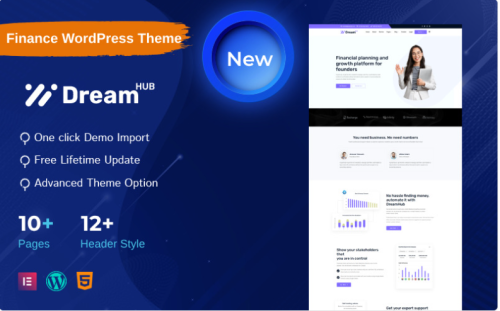 DreamHub - Finance WordPress Theme