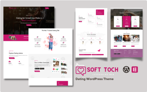 Soft Touch - Dating & Love WordPress Theme
