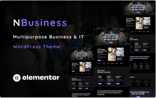 Kbusiness - Multipurpose Business and IT Solution One Page WordPress Theme