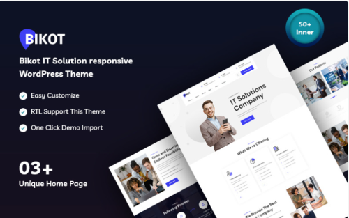 Bikot - IT Solution Responsive WordPress Theme