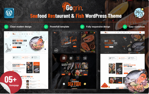 Gogrin - Seafood & Fish Restaurant WordPress Theme