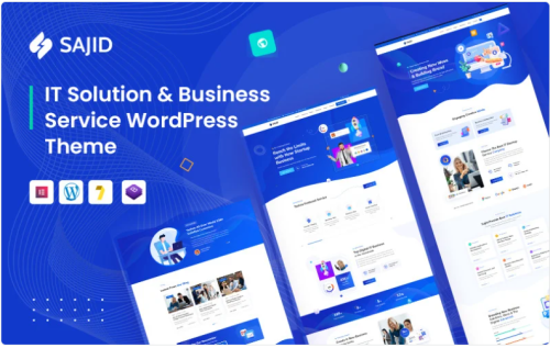 Sajid - IT Startup & IT Solution WordPress theme WordPress Theme