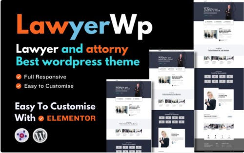 Lawyerwp - lawyer And Attorney Portfolio WordPressTheme WordPress Theme