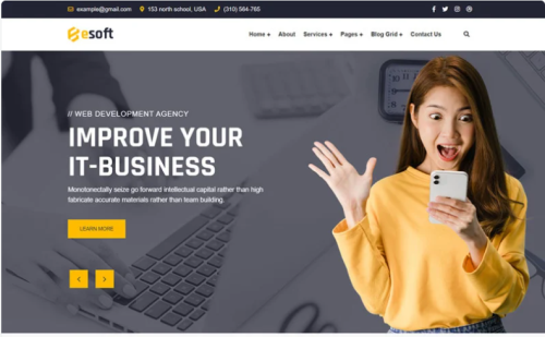 Besoft - Technology & Software WordPress Theme.