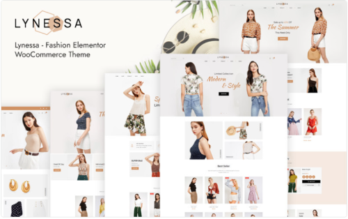 Lynessa - Fashion Elementor WooCommerce Theme