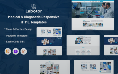 Labotor – Medical Diagnostic Website Template