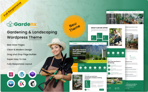 Gardenx - Multipurpose Gardening & Landscaping WordPress Theme