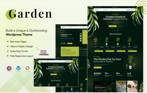 Garden - Plants And Pots WooCommerce Theme