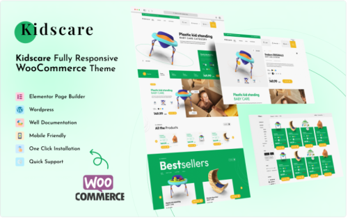 Kidscare - Child-focused WordPress Theme WooCommerce Theme