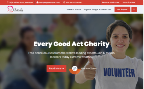 Humox - NonProfit Fundraising Charity WordPress Theme