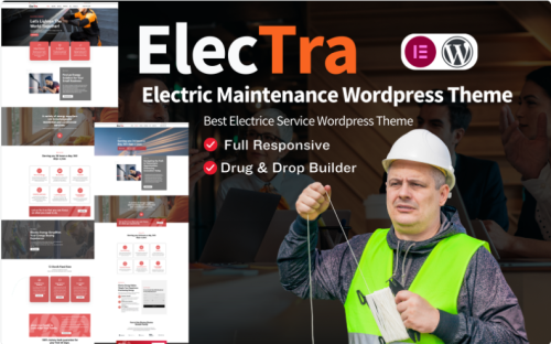 Electra Electric Maintenance Service WordPress Theme