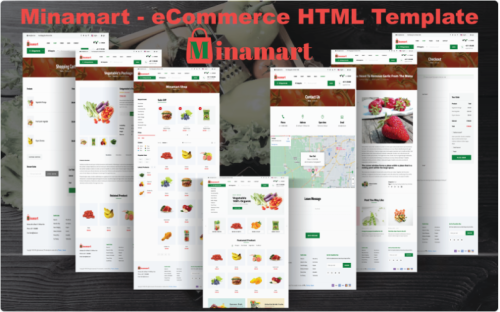 Minamart - eCommerce HTML Template Website Template