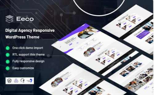 Eeco - Digital Agency Responsive WordPress Theme