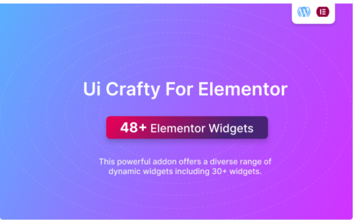 Ui Crafty Addon For Elementor WordPress Plugin