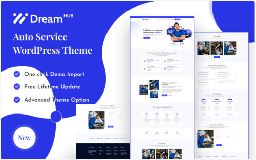 DreamHub Auto Service WordPress Theme