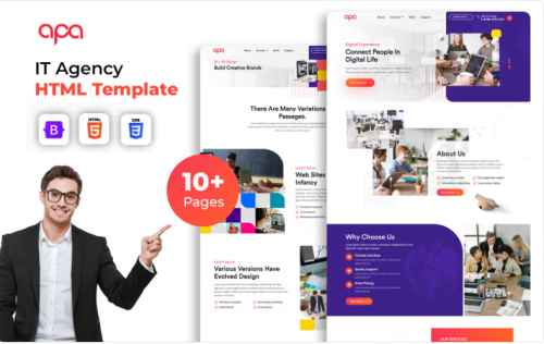 agency ,business, company, consulting, corporate, creative, design ,digital marketing, portfolio, services, software ,startup ,technology, seo ,web design, web development ,it company, design ,agency ,seo template, APA - Website Template For Design and Development Agency