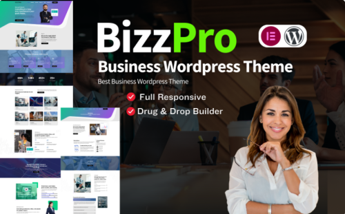 Bizzpro Business Consulting Wordpress Theme WordPress Theme