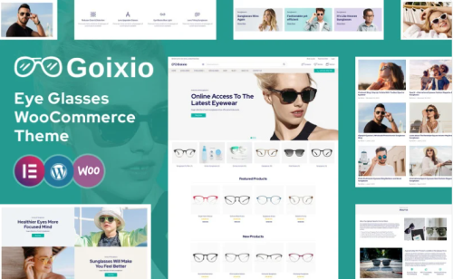 Goixio - Sunglasses, Eye Glasses WooCommerce Theme