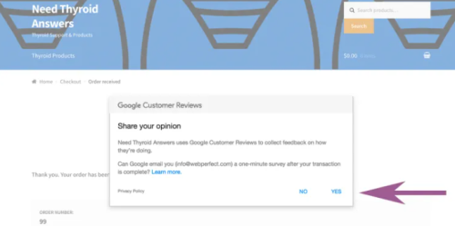 WooCommerce – Google Merchant Center Customer Reviews