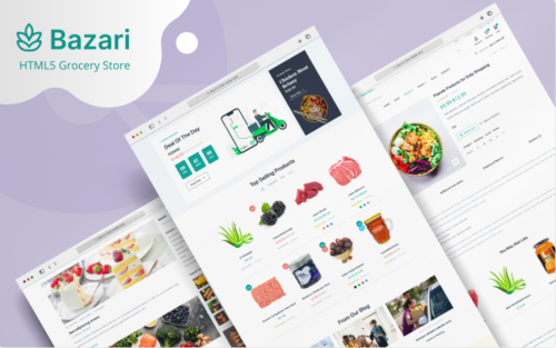 Bazari - eCommerce HTML5 Bootstrap Template Website Template