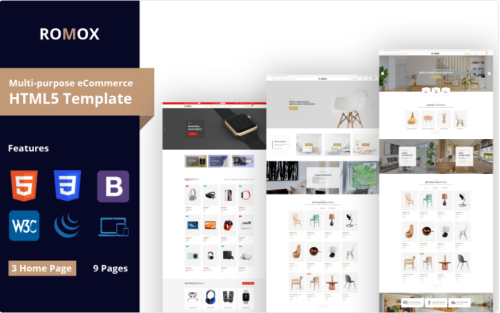 Romox | Multi-purpose eCommerce HTML5 Template Website Template