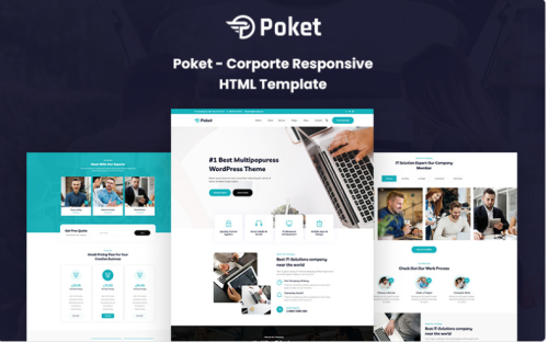 Poket – Corporate Responsive Website Template