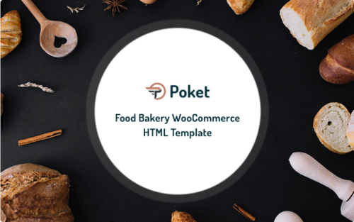 Poket - Food Bakery Website Template