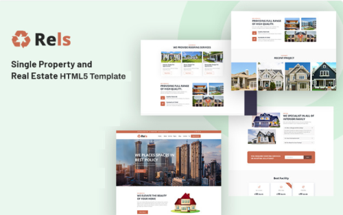 Rels – Single Property and Real Estate Website Template