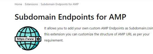 Subdomain Endpoints for AMP