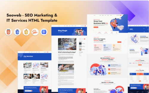 Seoweb - SEO Marketing & IT Services HTML5 Template Website Template