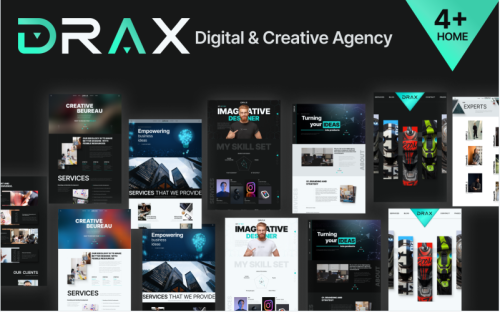 Drax - Business Services Company & IT Solutions Multipurpose Responsive Website Template