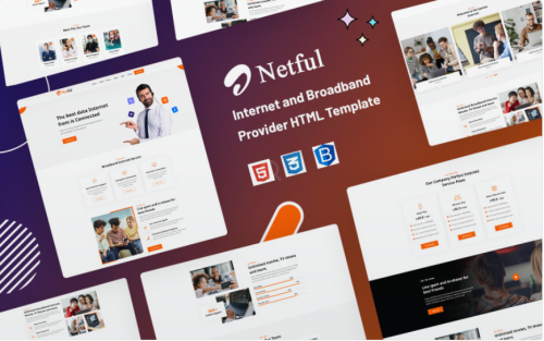 Netful - Internet and Broadband Provider Website Template