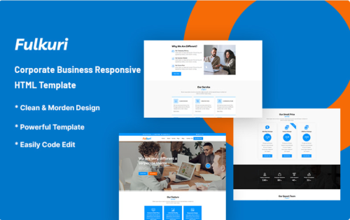 Fulkuri – Corporate Business Website Template