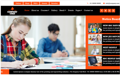 TajThemes | Education & Courses HTML Template Website Template